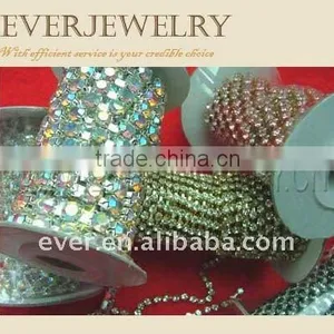 Crystal Rhinestone Cup Chain thumbnail-1