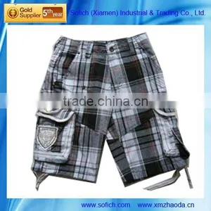 Boy's Fashion Yarn Dyed Shorts 101 106-108 1201-1205 thumbnail-1