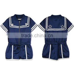 Unisex Majorette Blue Mel All In One Baby Bodysuit Romper Childrens Boutique Clothing HSr5109 thumbnail-1