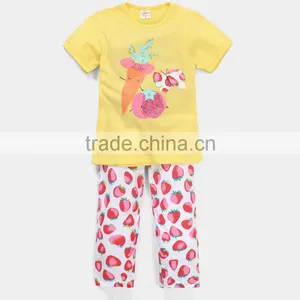 China Company Girls Boutique Clothing Summer 2016 Girl Clothes Set Lovely Children Clothing thumbnail-5