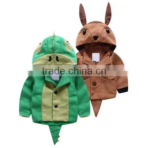Latest Winter Duffle Coat for Boys Cartoon Patterns of Kids Jacket thumbnail-1