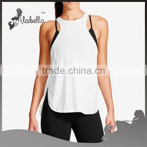 Breathable Compression Fabric for Solid Color Tank Top Blank Top Wholesale thumbnail-3