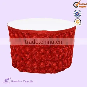 Round Rosette Table Skirts for Sale thumbnail-1