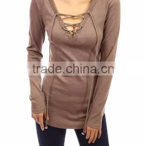 2016 Colorful v Neck Sex Women Clothing With Long Sleeve thumbnail-5