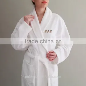 Factory Wholesale Custom Logo Cotton Terry Hotel Bathrobe thumbnail-1