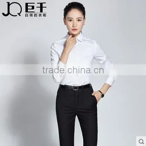 Ladies Business Formal Work Office Shirt and Pant Suit Women New Suits for Women thumbnail-1