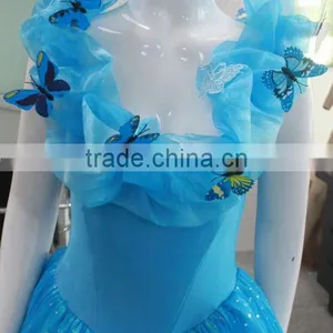 Walson Clothes Apparel 2015 NEW Movie Sandy Princess Cinderella Princess Dress Cosplay Costume Adult thumbnail-3