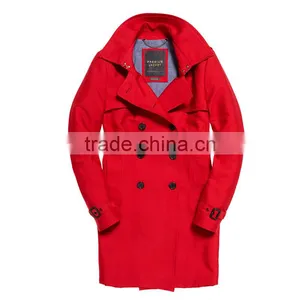 Classically Styled Belle Trench Coat Women Long Winter Windbreaker Jacket thumbnail-5