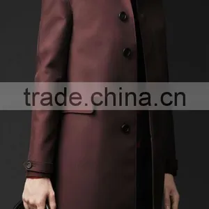 Fashionable Handsome Men Winter Coats Brown Hot Sale Powerful High Quality Custom Made Mens Fashion Wool Coats thumbnail-1