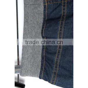 Guangzhou Jean Manufacturer Hot Sale Cropped Eco-friendly Fashion Custom Kids Denim Jean With Elastic thumbnail-5