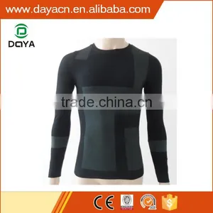 Men's Fashional Fitness Long Sleeve T-shirt Seamless Long Sleeve T-shirt thumbnail-3