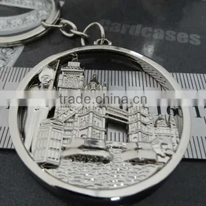 Promotional Metal Keychain With Castle thumbnail-1
