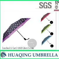 LF-009 3 Folding Automatic Windproof Lady Umbrella thumbnail-1