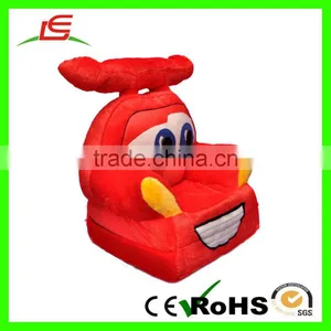 Custom Wholesale Funny Cartoon Super Soft Plush Animal Sofa Chair for Kids thumbnail-4