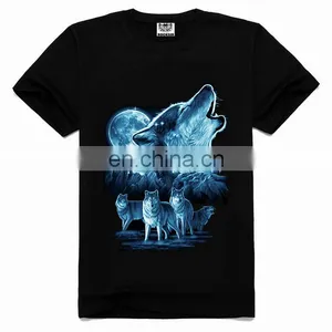 Wholesale Wolf 3d t Shirt,wolf 3d Printed Men Tshirt thumbnail-1
