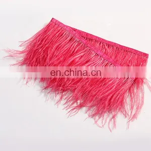 15-18cm Fabric Ostrich Feather Trim thumbnail-4