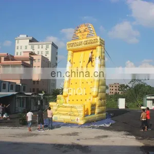 Inflatable Rock Climbing Yello Color 10 Meter Height thumbnail-1