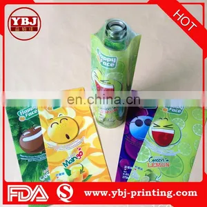 2016 YBJ Custom Logo Varnishing Waterproof Bottle Pvc Label Labels Shrink thumbnail-2