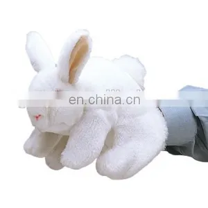 Four Foot ASTM/EN71 Baby Love White Rabbit Hand Puppet thumbnail-1