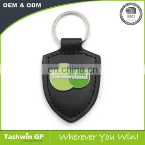 Creative Gifts Custom Logo Leather Keychain thumbnail-1