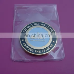 USA Federal Challenge Coin Collection Coin With Transparent Pouch thumbnail-1
