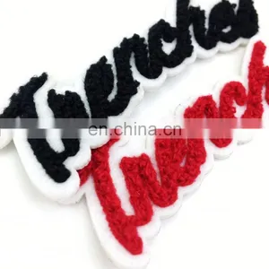 Hot Sale Emoji Chenille Embroidered Clothing Patch thumbnail-2
