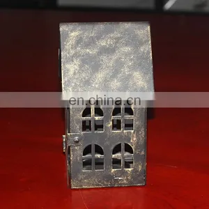 Vintage Style Hand Made Little House Candle Holder thumbnail-3