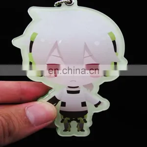 Printed Cartoon Mirror Acrylic Picture Keychain With Double Sides thumbnail-1