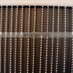 Faux Metal Balls Silver Hanging Beaded Curtains thumbnail-1