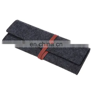 2018 New Style Roll up Felt Pencil Pouch With Customized Logo thumbnail-1