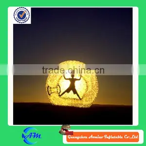 Colorful Inflatable Zorb Balloon Inflatable Zorb Ball Human Hamster Ball for Sale thumbnail-1