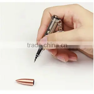 Metal Laser LED Light Bullet Keychain for Gift thumbnail-2