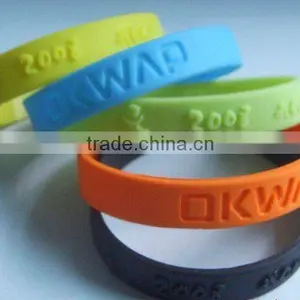 Wholesale Corporate Gifts Colorful Silicone Wristband Bracelet thumbnail-1