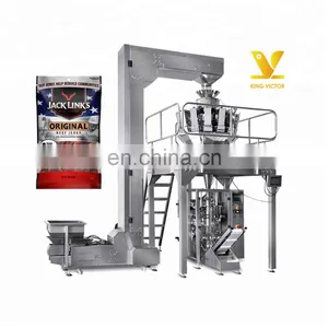 Automatic Weighing Beef Jerky Packaging and Sealing Machine Factory Price thumbnail-1