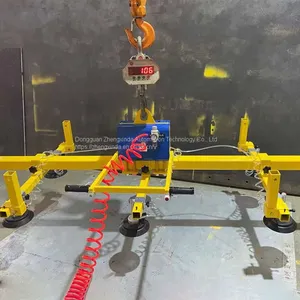Zhengxinda Load 300 kg Laser Cutting Upper and Lower Material Suction Cup Plate Suction Crane Iron Plate Electric Suction Cup thumbnail-3