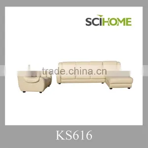 One Seater Three Seater Chaise Lougne Sofa Leather Furniture Leather High Back Sofa Chair thumbnail-1