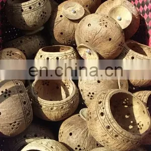 Wholesale Handmade Decoration Natural Coconut Shell Bowl From Viet Nam thumbnail-2