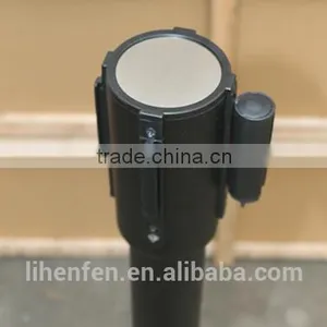Crowd Control Stanchion/retractable Belt Barrier Stand/metal Queue Post thumbnail-2
