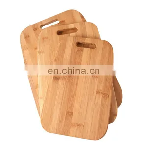 Amazon Besting Selling Can Engraving Eco-friendly High Quality Thin 3 Piece Bamboo Cutting Board Set thumbnail-2