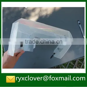 Tote Carrying Clear File Bag Plastic Document Box thumbnail-3