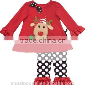 New Arrival Children's Kids Christmas Pajamas Boutique Red Striped Wholesale MY-IA0010 thumbnail-1