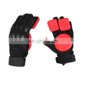 Customized Skateboard Gloves Longboard Slide Antislip Factory Made Black Skateboard Gloves thumbnail-3