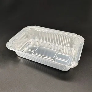Longstar High Quality Rectangular Aluminum Foil Grill Pan for Baking Roasting Cooking and Catering Use thumbnail-3