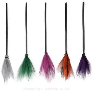 Detachable Halloween Witch Brooms - Party Decoration Props for Ghost Festival thumbnail-5