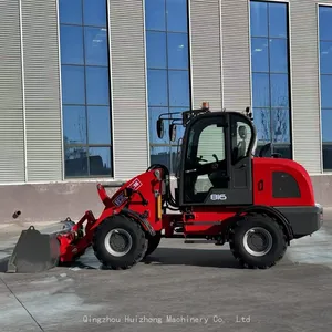 High Power HZM816 1.6Ton Mini Small Compact Wheel Loader With OEM Service for Farming or Construction thumbnail-2