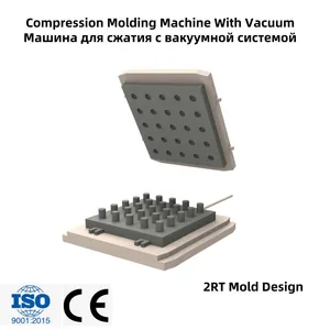 Vacuum Compression Molding Machine 300ton Full Safety Protection thumbnail-4