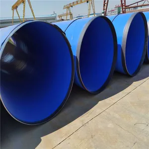 Water Supply Plastic-coated Steel Pipes, Polyurethane Insulated Pipes, Anti-corrosion Spiral Pipes for Sewage Pipe Networks, Customized Processing as Required thumbnail-3