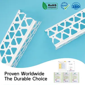 Customizable Flexible Impact Resistant White Vinyl PVC Corner Bead for Easy DIY Wall Repair thumbnail-5