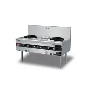 KuaiChu Double Burner & Single Warming Natural Gas Stove thumbnail-2