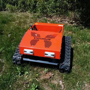 Gasoline Engine Adjustable Mowing Height Electric Motor Driven RC Robot Brush Cutter thumbnail-4